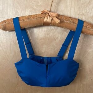 NWOT! Athleta 32B/C bra, deep teal/turquoise shade.